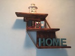 Pallet wood shelf